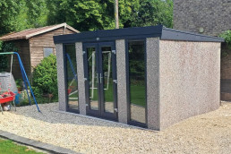 graphite garden room
